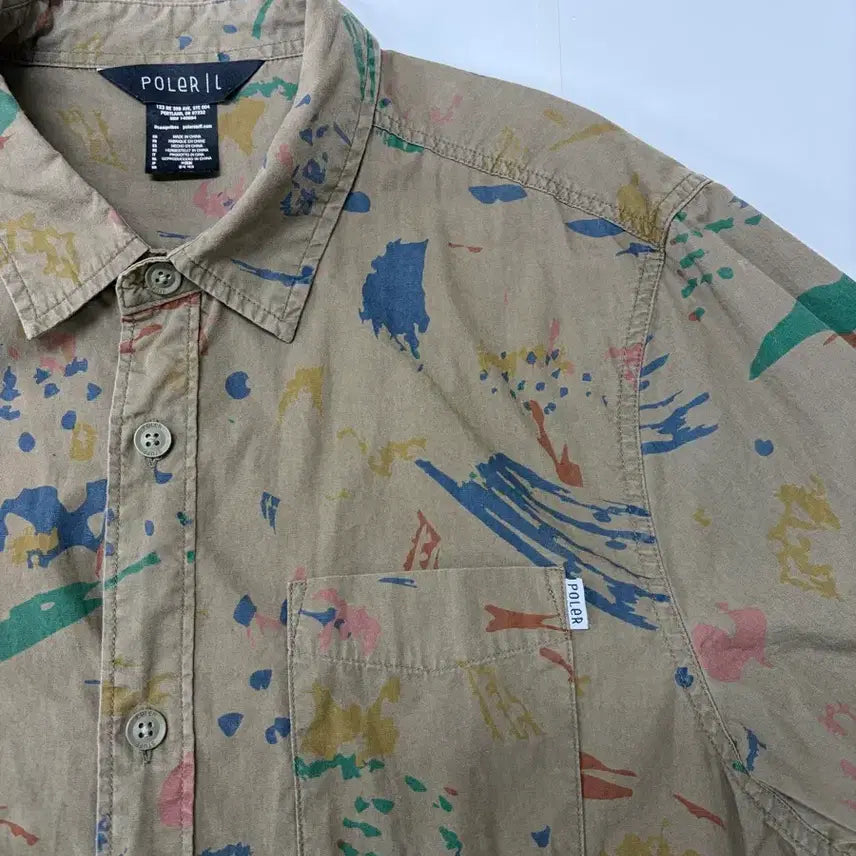 [BUNJANG] Poler Painting Shirt / POLER 폴러 페인팅 셔츠