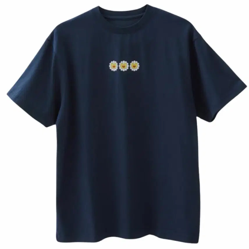[BUNJANG] NewJeans Murakami Navy T-shirt / 뉴진스 무라카미 티셔츠 네이비 M