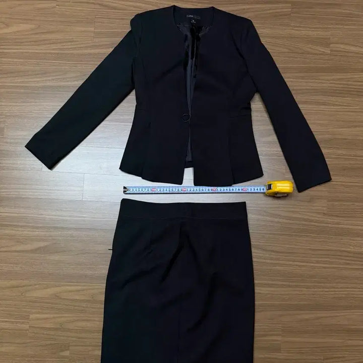 [BUNJANG] Black Suit Set Jacket and Skirt / 블랙 정장 세트 스커트 자켓