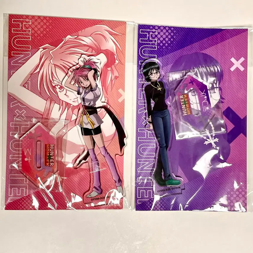 [BUNJANG] Hunter x Hunter Machi and Shizuku Acrylic Stand Bundle Set / 헌터x헌터 마치 시즈크 아크릴 스탠드 일괄 피규어공구누이누들페타돌