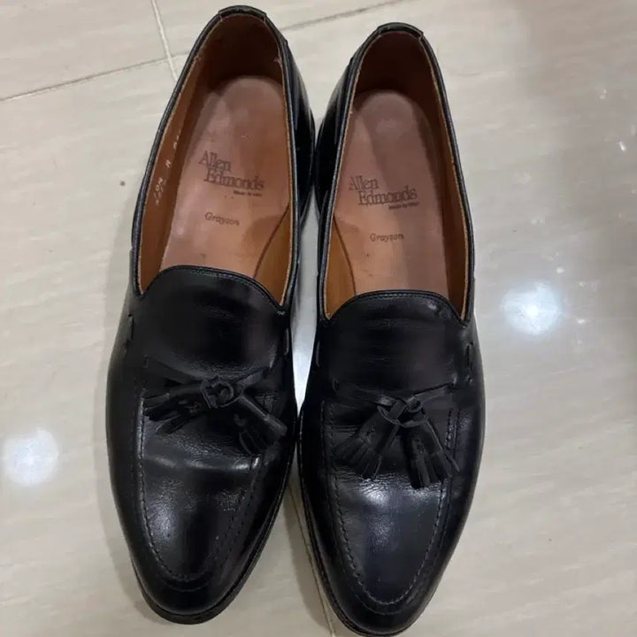 [BUNJANG] Allen Edmonds Grayson Black Tassel Loafers / 알렌 에드몬즈 Grayson 검정 태슬 로퍼
