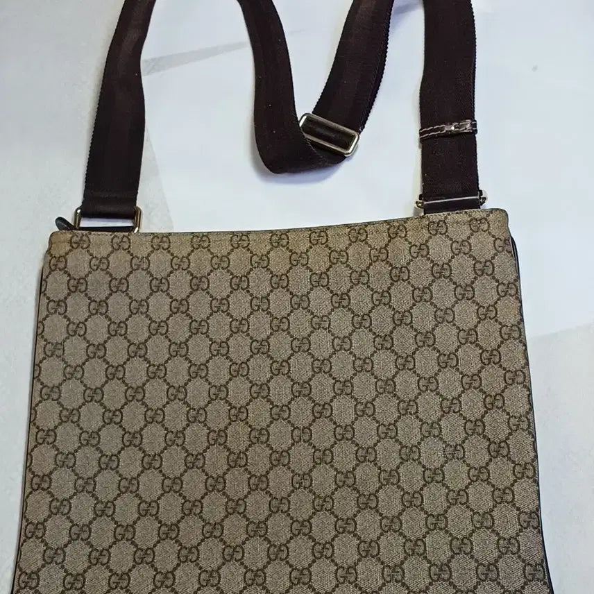 [BUNJANG] Gucci GG PVC Messenger Bag 201446 / (정품)구찌 GG pvc 메신저 백 201446