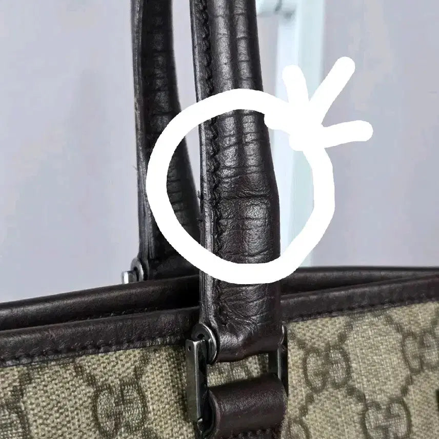 [SOLD OUT] GUCCI 구찌 GG 수프림 PVC 숄더백 쇼퍼백 토트백 가방 정품