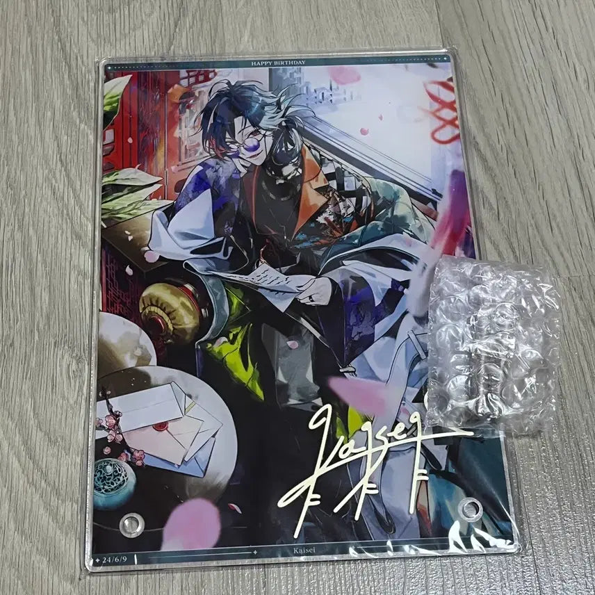 [BUNJANG] NIJISANJI SamSuke Kaisei 2024 Birthday Acrylic Panel / 니지산지 삼스케 카이세이 2024 생일 아크릴 패널