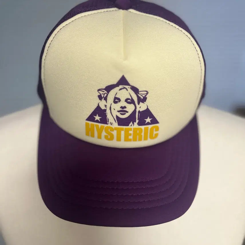 [BUNJANG] Hysteric Glamour Purple Graphic Mesh Cap / 히스테릭글래머 퍼플 그래픽 메쉬 캡