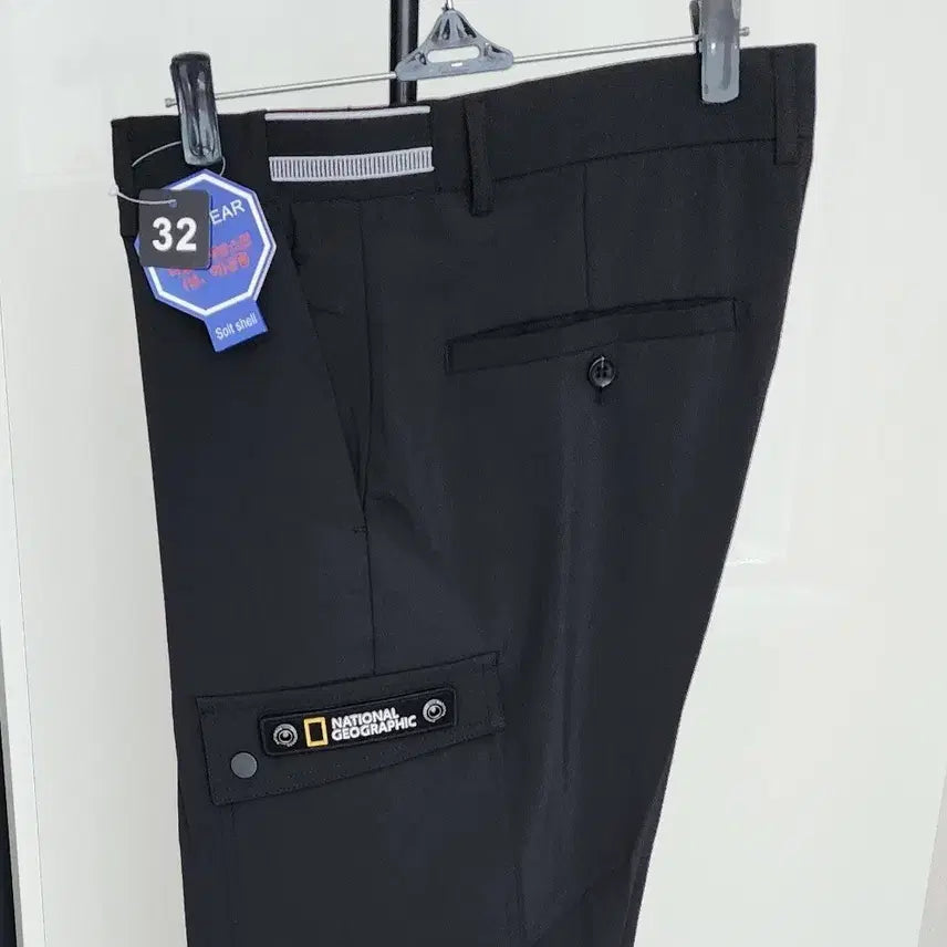 [BUNJANG] National Geographic Summer Span Gung Baji Black Pants / 내셔널지오그래픽 여름 스판건빵바지 블랙 33