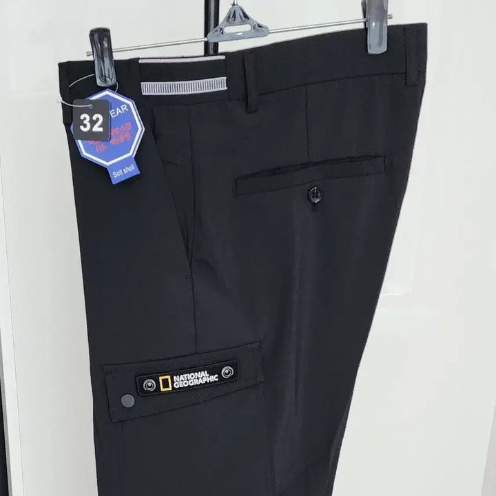 [BUNJANG] National Geographic Summer Span Gung Baji Black Pants / 내셔널지오그래픽 여름 스판건빵바지 블랙 33
