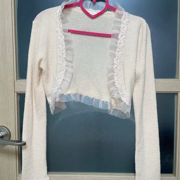[BUNJANG] Rest roses Lace Bolero Cardigan Fairy / 레스트로즈 레이스 볼레로 가디건 로걀 히메갸루 페어리