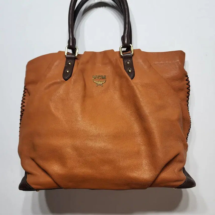 [BUNJANG] MCM Mina Leather Tote Bag / 엠씨엠 MCM 미나 가죽 토트백 가방