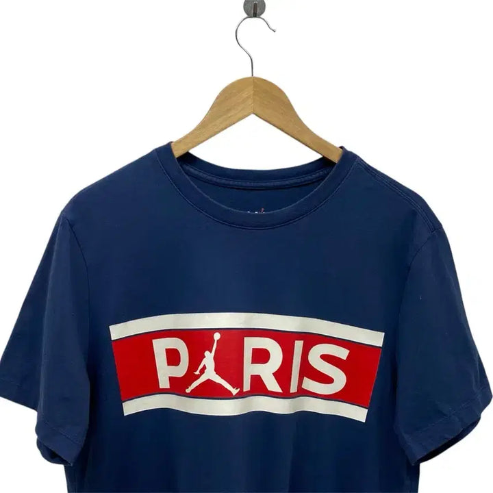 [BUNJANG] Jordan x Paris Saint-Germain Wordmark T-shirt (L-XL) / 조던X 파리 생제르맹 워드마크 티셔츠 L-XL