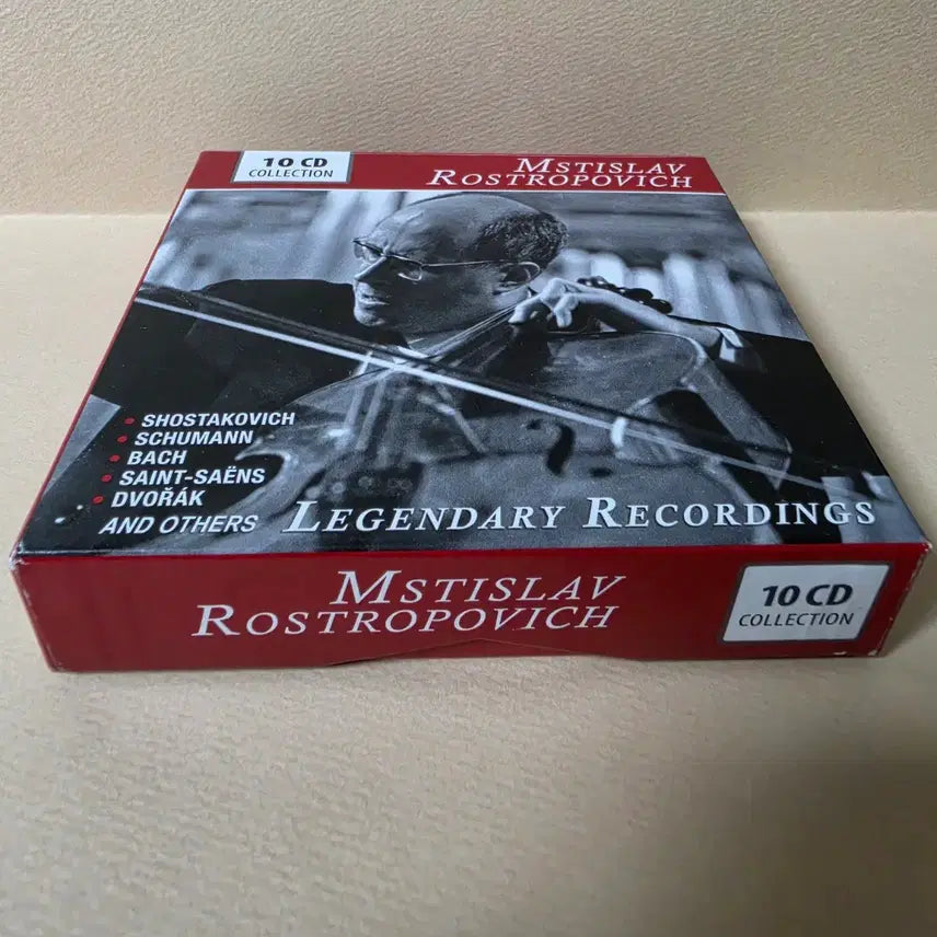 [SOLD OUT] 10CD EU박스반] 로스트로포비치: LEGENDARY 레코딩/첼로