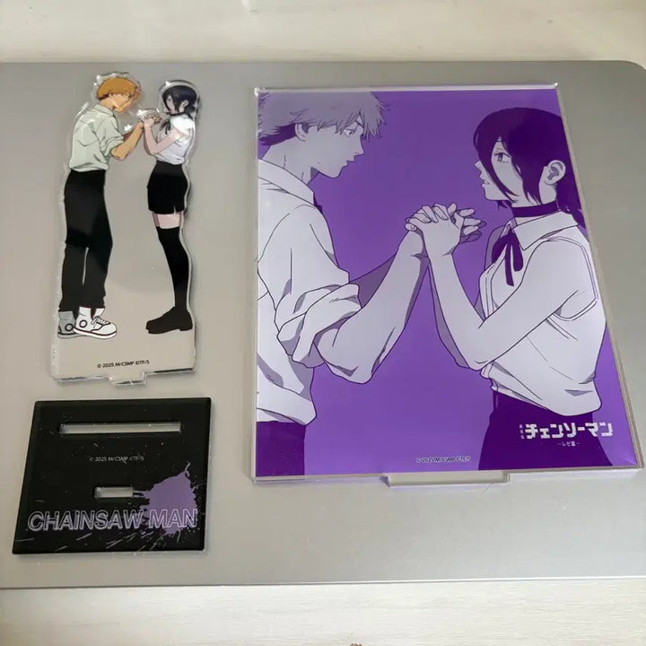 [BUNJANG] Chainsaw Man Denji &amp; Reze Diorama Pop Acrylic Stand / 체인소맨 디오라마 팝 덴지 레제 빅 아크릴