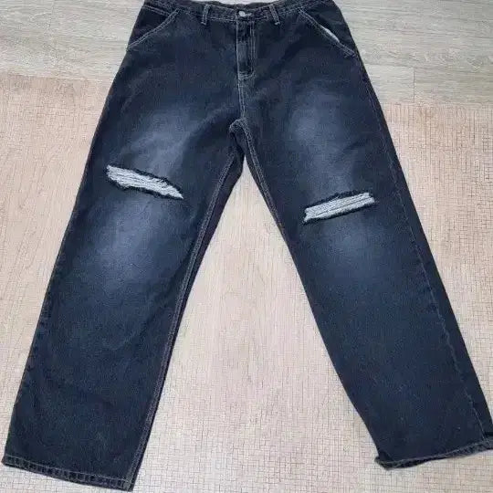 [BUNJANG] Wecanders Racing Denim Pants XL (Black Denim) / 위캔더스 레이싱 데님 팬츠 xl(흑청)