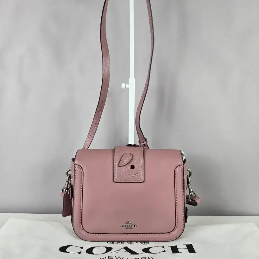[BUNJANG] COACH 코치 플라워 꽃 가죽 크로스백 가방 정품 핑크 / COACH 코치 플라워 꽃 가죽 크로스백 가방 정품 핑크