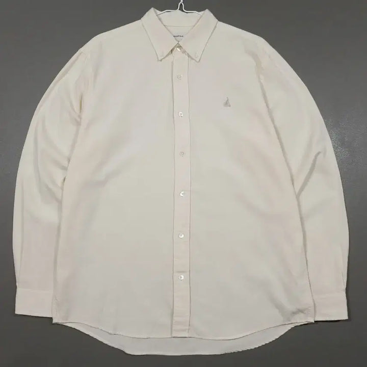 [BUNJANG] Beanpole 24SS Easy Care Cotton Blend Solid Shirt Ivory / 105) 빈폴 신형 24ss 이지케어 코튼 블렌드 솔리드 셔츠 아이보리