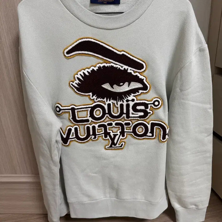 [BUNJANG] Louis Vuitton Character Embroidered Sweatshirt T-shirt Men&