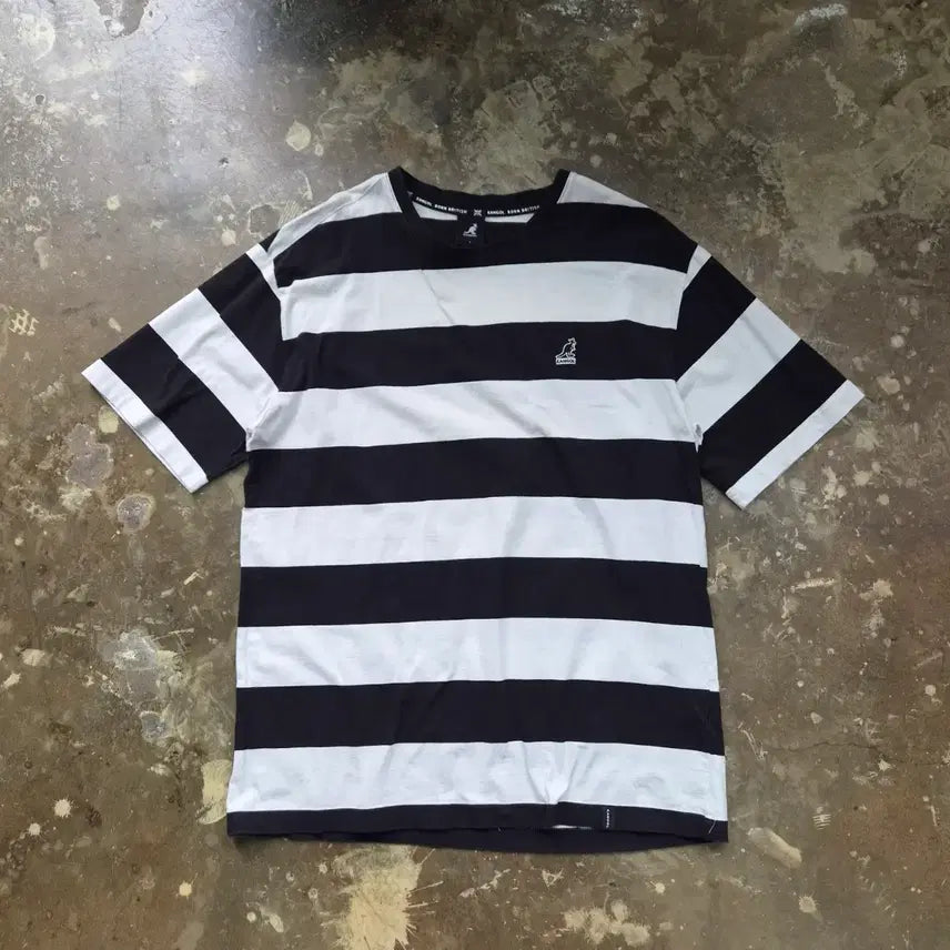 [SOLD OUT] L) 캉골 스트라이프 반팔티 반팔 티셔츠