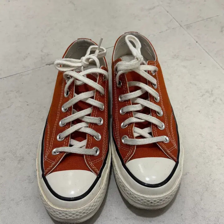 [BUNJANG] Converse Chuck 70 Low Campfire Orange Sneakers / 컨버스 척 70 로우 캠프파이어 오렌지
