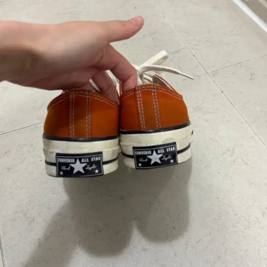 [BUNJANG] Converse Chuck 70 Low Campfire Orange Sneakers / 컨버스 척 70 로우 캠프파이어 오렌지