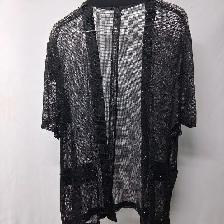 [BUNJANG] Black Sheer Shirred Long Sleeve Blouse / 블랙 시스루 셔링 긴팔 블라우스66 외 망사 상의 88 개당