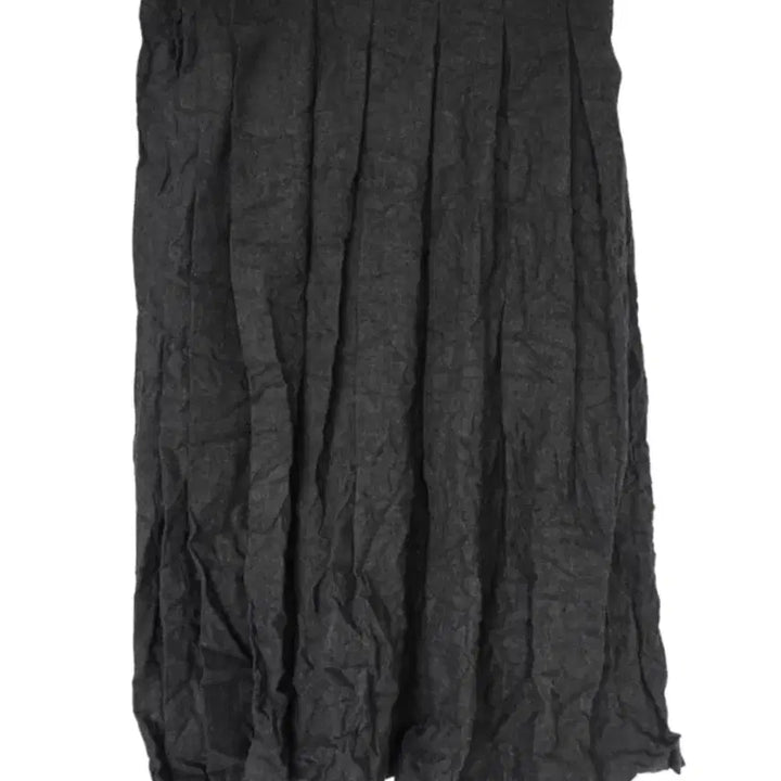 [BUNJANG] Eaongss Paper Wool Offbeat Pleats Skirt / 에옹쓰 Paper Wool Offbeat Pleats Skirt