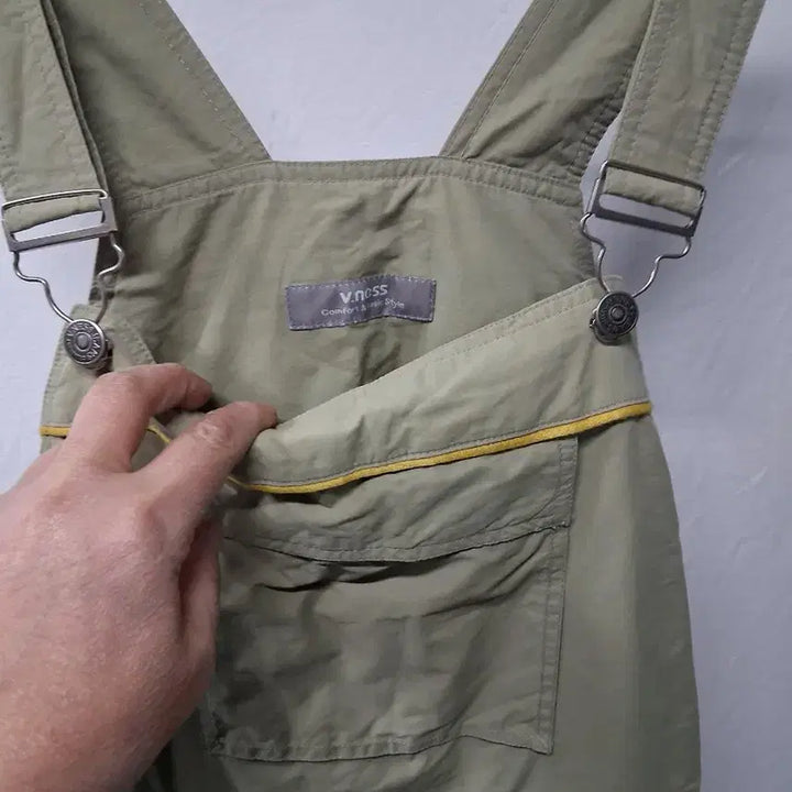 [SOLD OUT] 카키색 7부 여성 점프수트 프리
