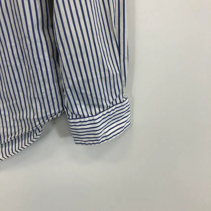 [BUNJANG] Polo Ralph Lauren Blue Striped Shirt Size S / 폴로 랄프로렌 블루 스트라이프셔츠 S