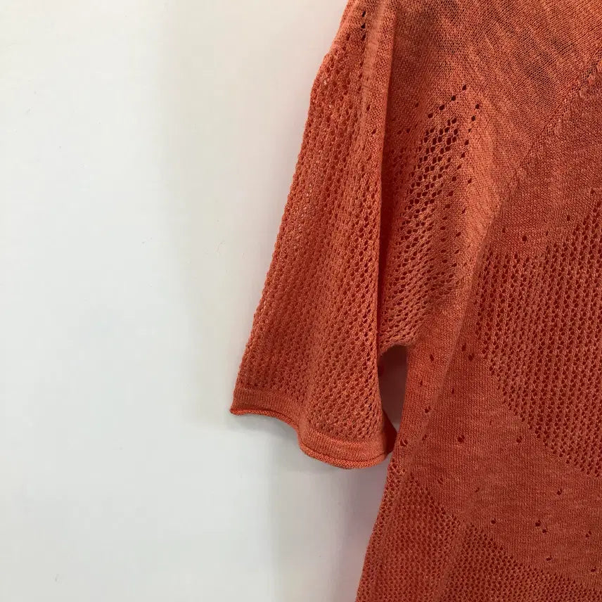 [BUNJANG] Thursday Island Linen Crochet Short Sleeve Top / 써스데이아일랜드 린넨 크로셰반팔 85