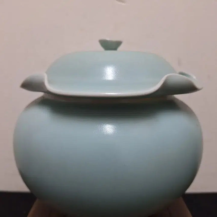 [BUNJANG] Antique Chinese Guan Ware Douqingyou Lidded Jar / 중국 도자기, 골동품, 관요 두청유,유개관