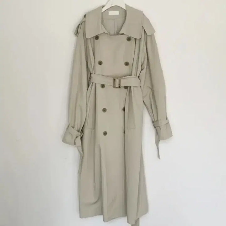 [BUNJANG] Objet S Beige Trench Coat / 오브제스트 베이지 트렌치 코트
