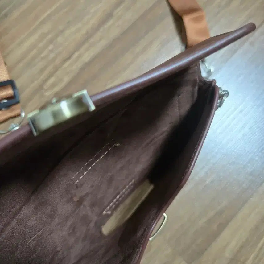[BUNJANG] Leather Crossbody Waist Belt Wallet / 가죽 크로스백 허리 벨트 월렛 지갑