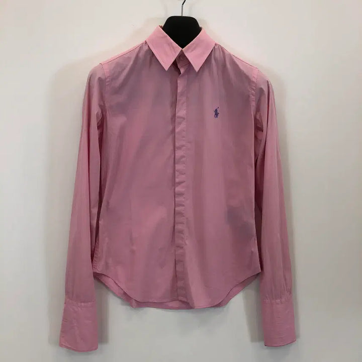 [BUNJANG] Polo Ralph Lauren Pink Cotton Blend Button-Down Shirt / 폴로 랄프로렌 핑크셔츠 55