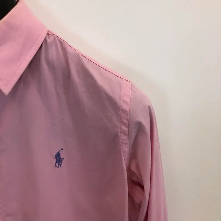 [BUNJANG] Polo Ralph Lauren Pink Cotton Blend Button-Down Shirt / 폴로 랄프로렌 핑크셔츠 55
