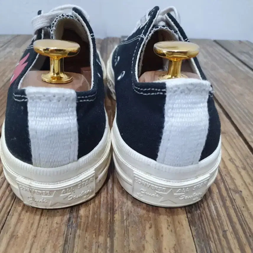 [SOLD OUT] 컨버스 꼼데가르송 로우 블랙 스니커즈 (230MM)