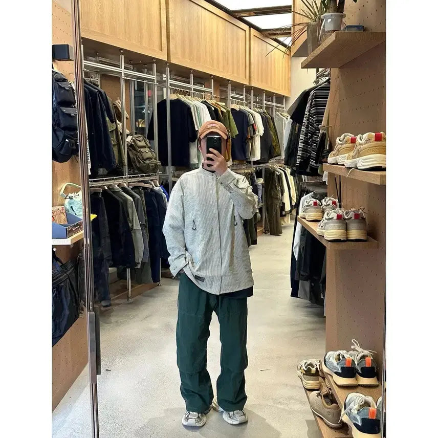 [BUNJANG] 오클리 재팬 오버핏 스트라이츠 셔츠자켓 S~XL 새상품 아울렛소량 / 오클리 재팬 오버핏 스트라이츠 셔츠자켓 S~XL 새상품 아울렛소량