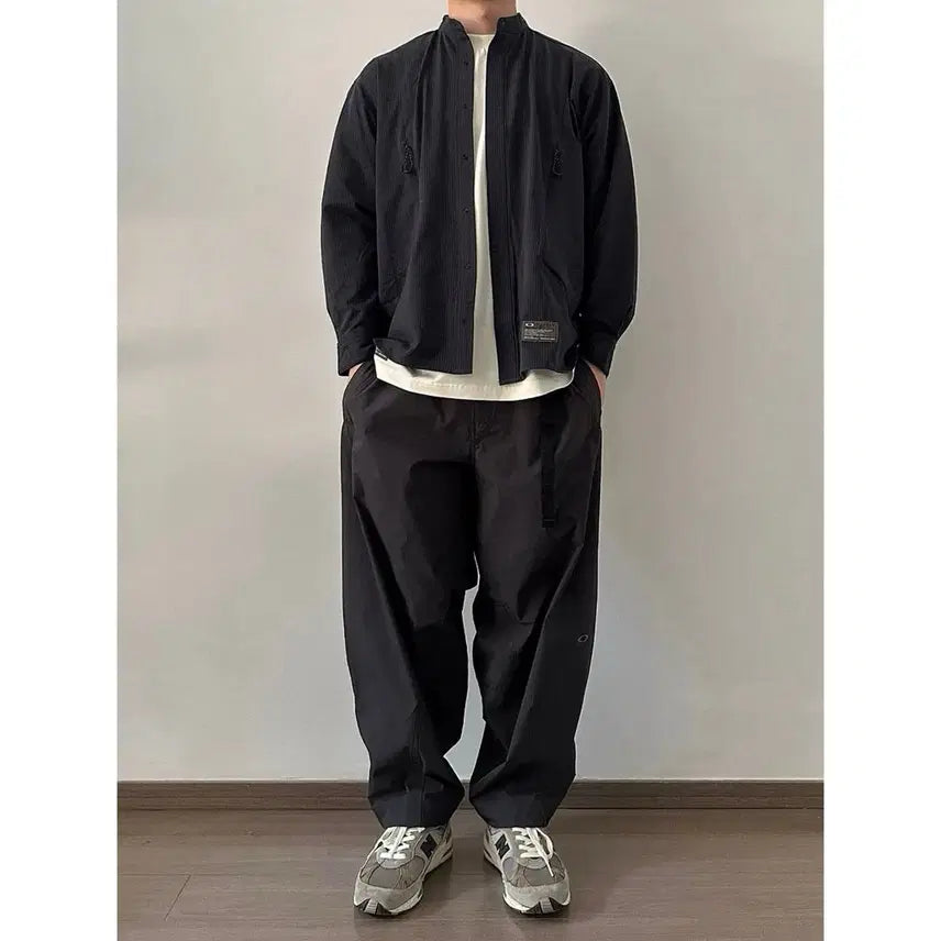 [BUNJANG] 오클리 재팬 오버핏 스트라이츠 셔츠자켓 S~XL 새상품 아울렛소량 / 오클리 재팬 오버핏 스트라이츠 셔츠자켓 S~XL 새상품 아울렛소량