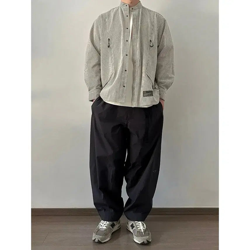 [BUNJANG] 오클리 재팬 오버핏 스트라이츠 셔츠자켓 S~XL 새상품 아울렛소량 / 오클리 재팬 오버핏 스트라이츠 셔츠자켓 S~XL 새상품 아울렛소량