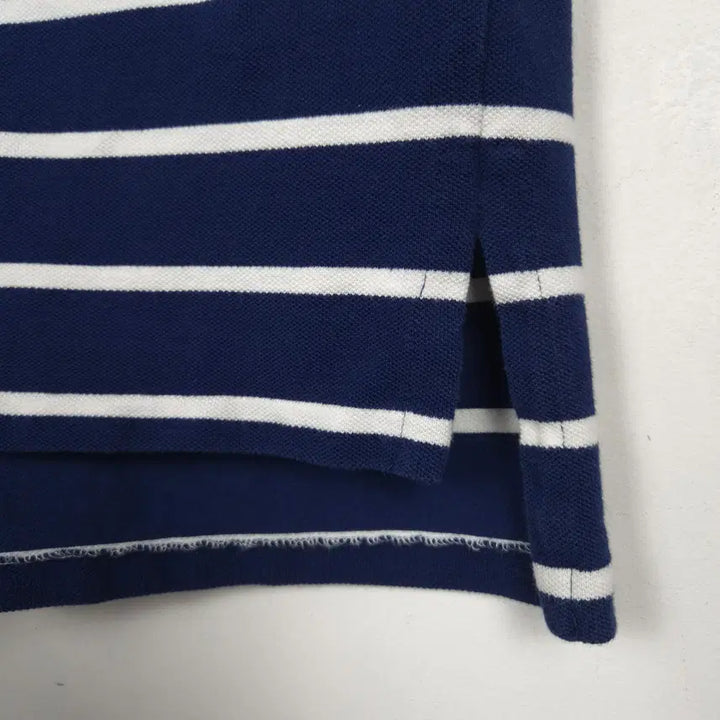 [SOLD OUT] [100-105] 폴로 랄프로렌 네이비 스트라이프 반팔 피케셔츠