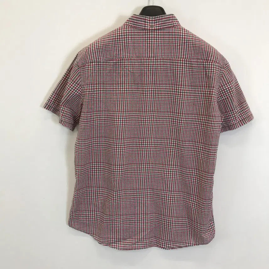 [SOLD OUT] 헤지스 깅엄 반팔체크셔츠 [105]