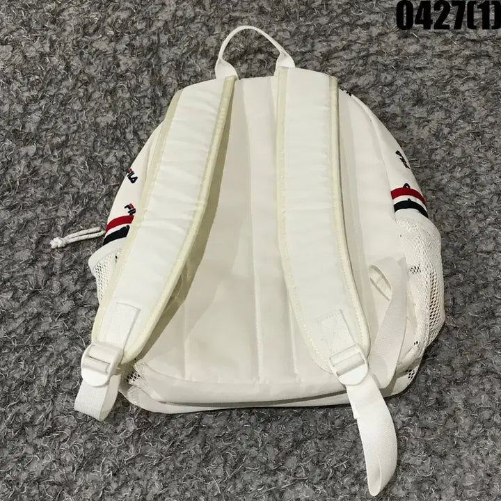[SOLD OUT] 휠라 FILA 로고 패턴 백팩 화이트