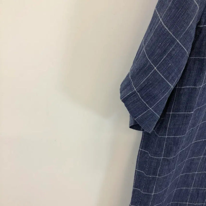 [SOLD OUT] S.T듀퐁 자수로고 린넨 반팔셔츠 105