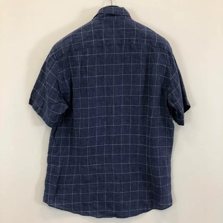 [SOLD OUT] S.T듀퐁 자수로고 린넨 반팔셔츠 105