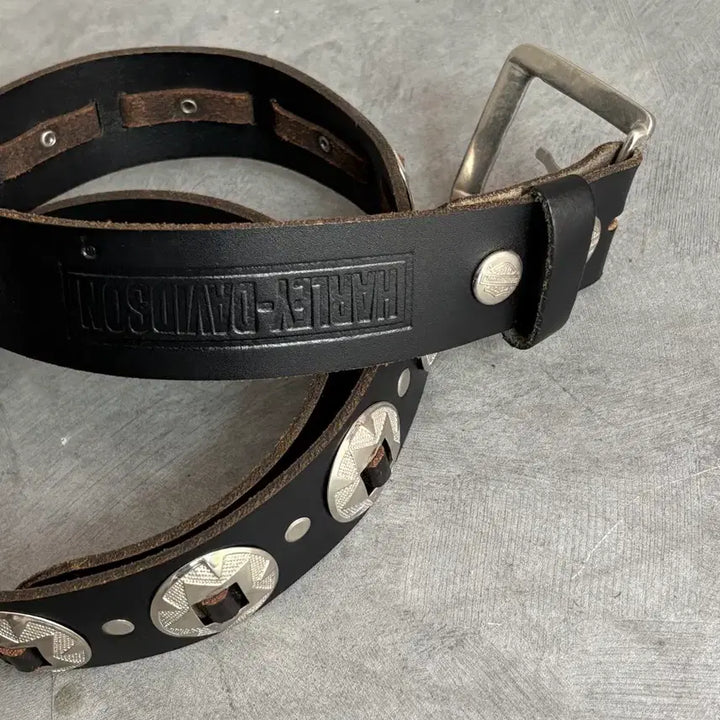 [SOLD OUT] Harley-Davidson 할리 데이비슨 스터드 레더 벨트