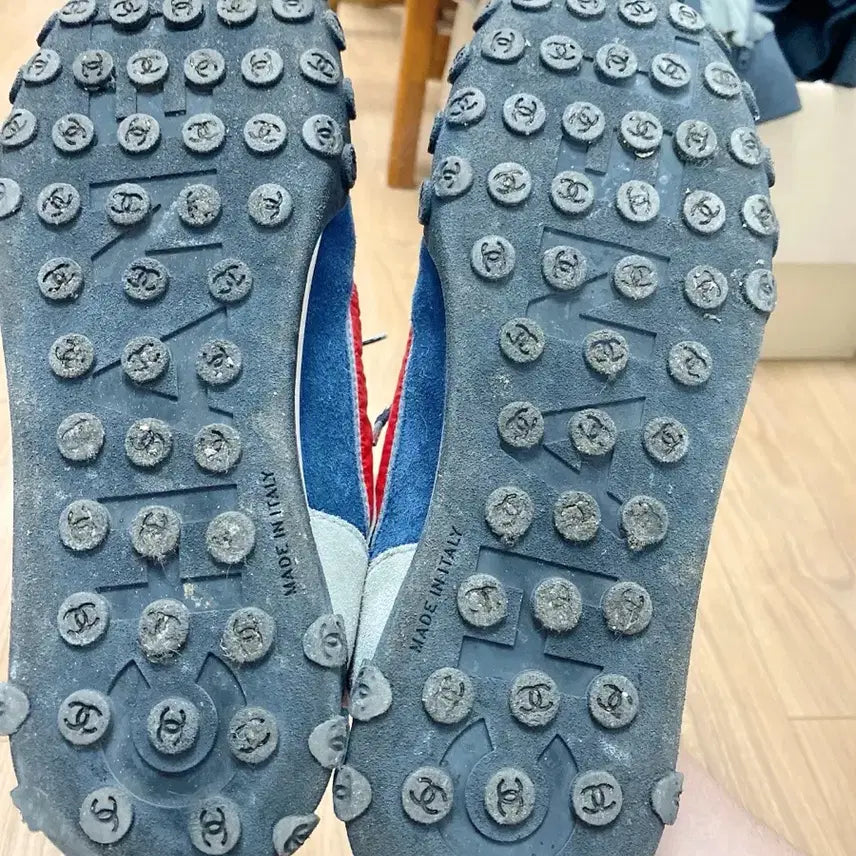 [BUNJANG] 샤넬 운동화 41사이즈 레드/네이비 / 샤넬 운동화 41사이즈 레드/네이비