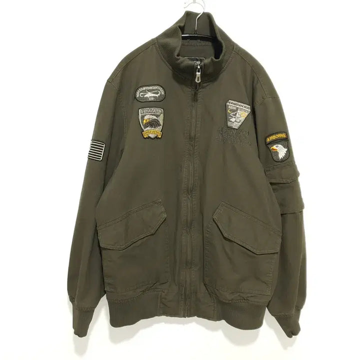 [BUNJANG] H.O ,NIAO 밀리터리 항공 자켓 4XL_i3423 / H.O ,NIAO 밀리터리 항공 자켓 4XL_i3423
