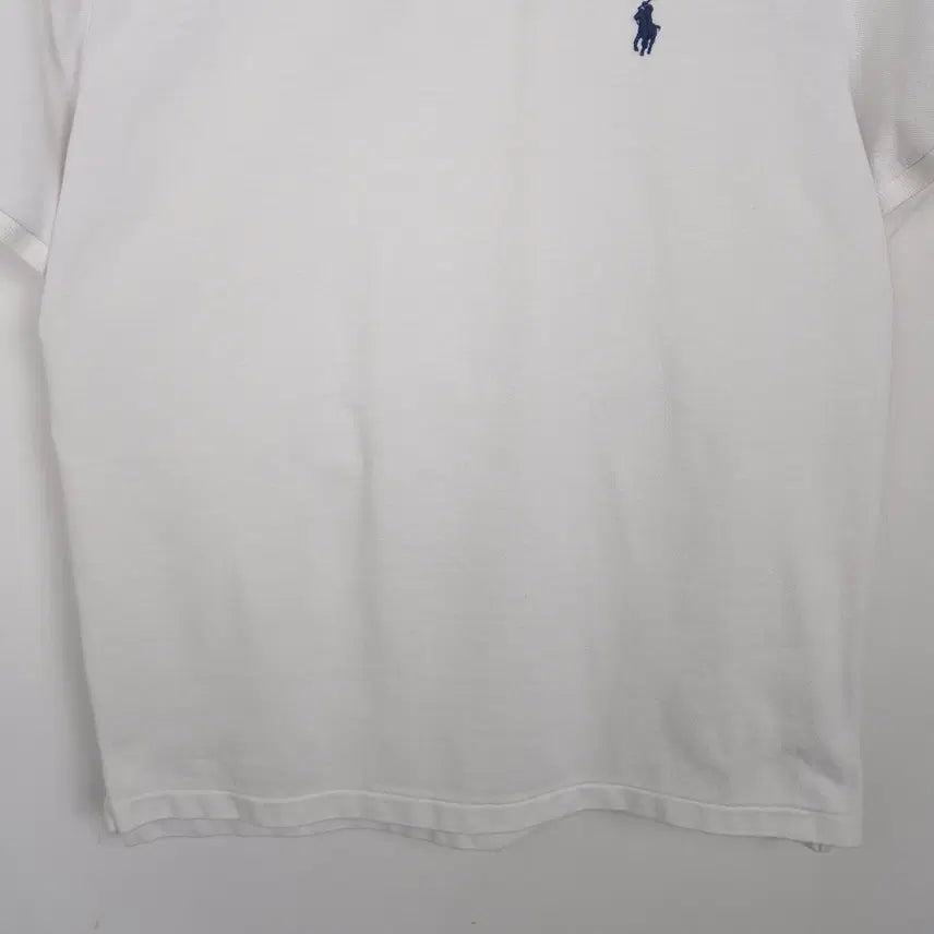 [SOLD OUT] [100] 폴로 랄프로렌 화이트 반팔 피케셔츠