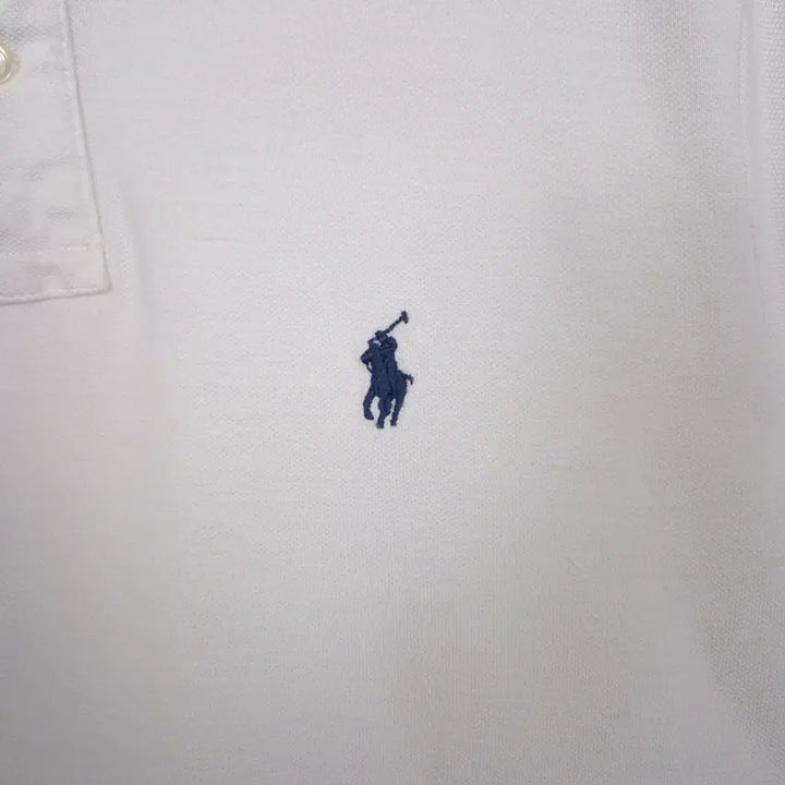 [SOLD OUT] [100] 폴로 랄프로렌 화이트 반팔 피케셔츠
