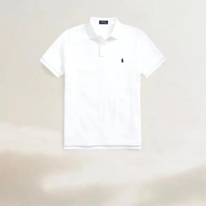 [SOLD OUT] [100] 폴로 랄프로렌 화이트 반팔 피케셔츠