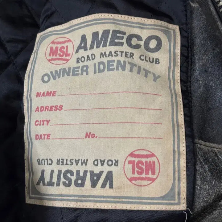 [SOLD OUT] Ameco 아메코 레더 자켓