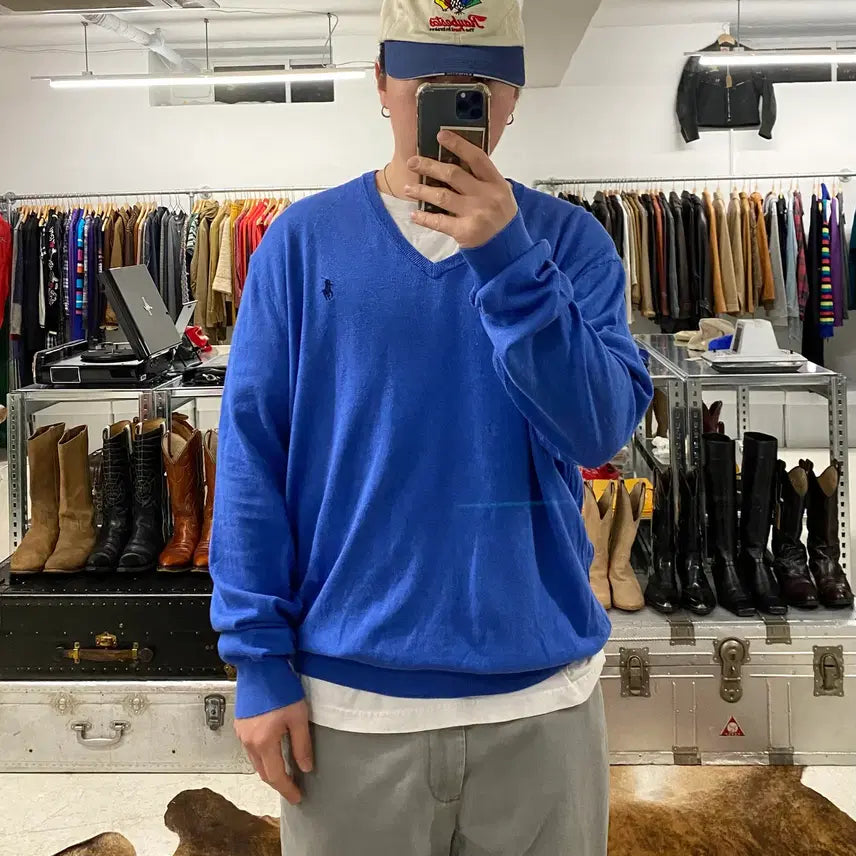 [BUNJANG] 폴로 피마 코튼 니트 / 폴로 피마 코튼 니트